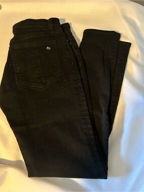 rag & bone Black High-Rise Skinny Jeans